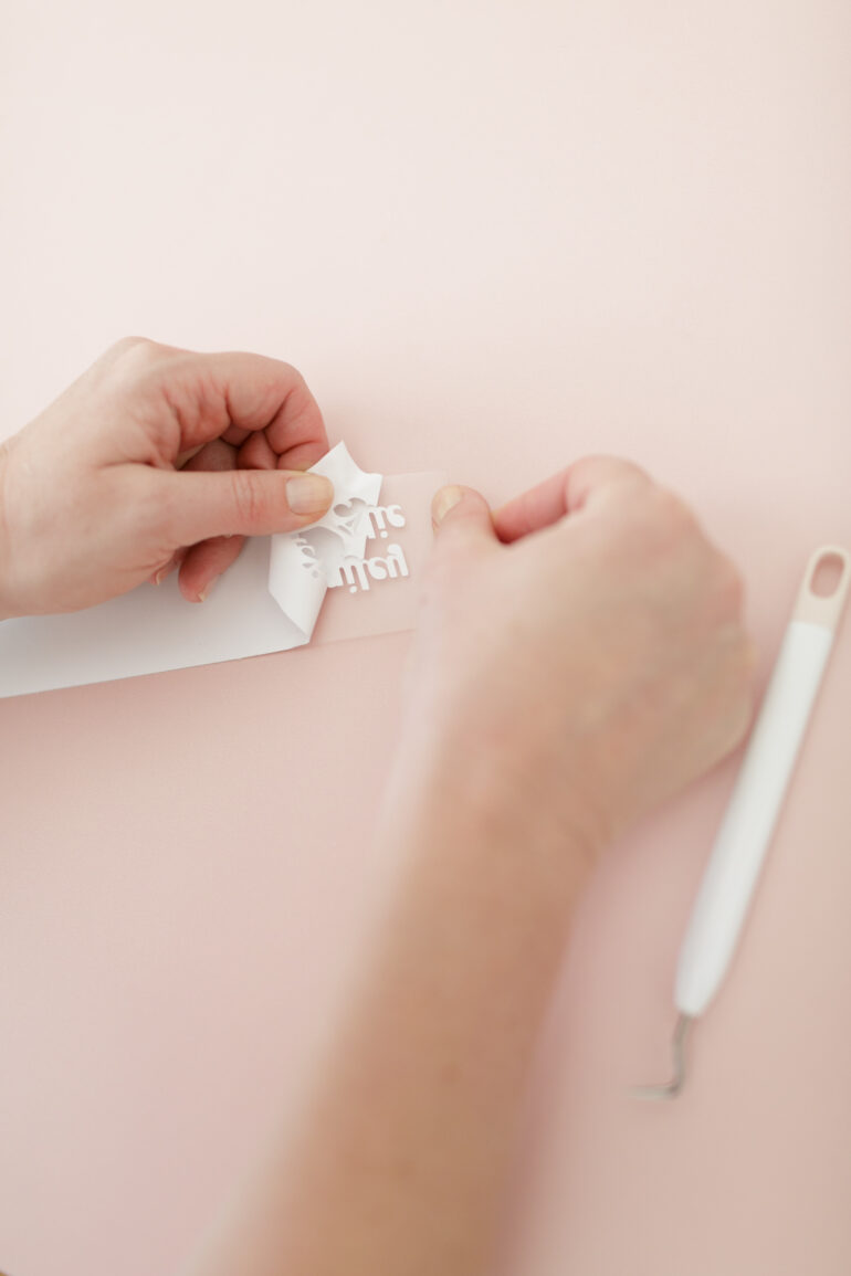 How to personalise Satin Ribbon with HTV and the Cricut EasyPress Mini